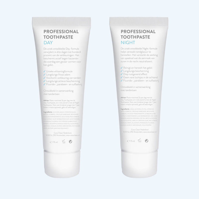 Day and Night Toothpaste Duo - Cococlean.nl